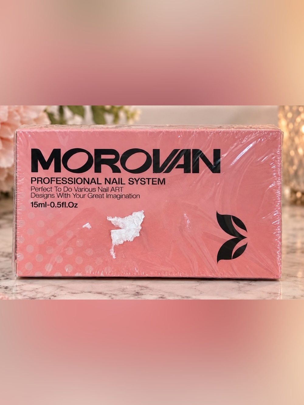 Morovan Professional Nail System - Glitter Gel Polish Set new and sealed in box